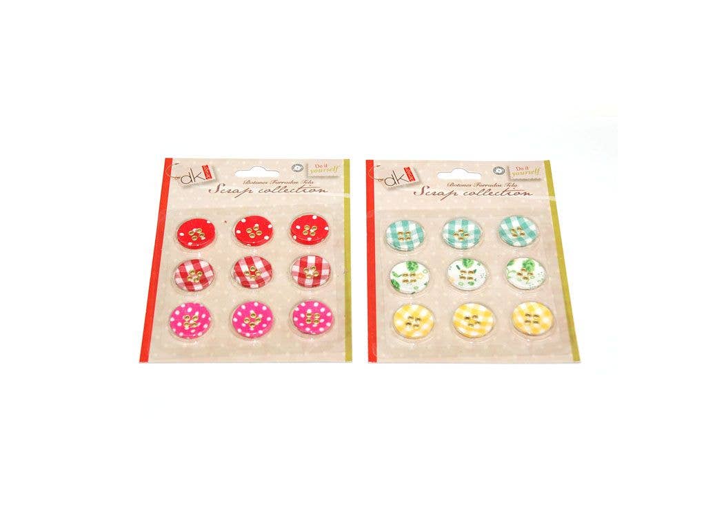 BOTONES FORRADOS TELA 9 un