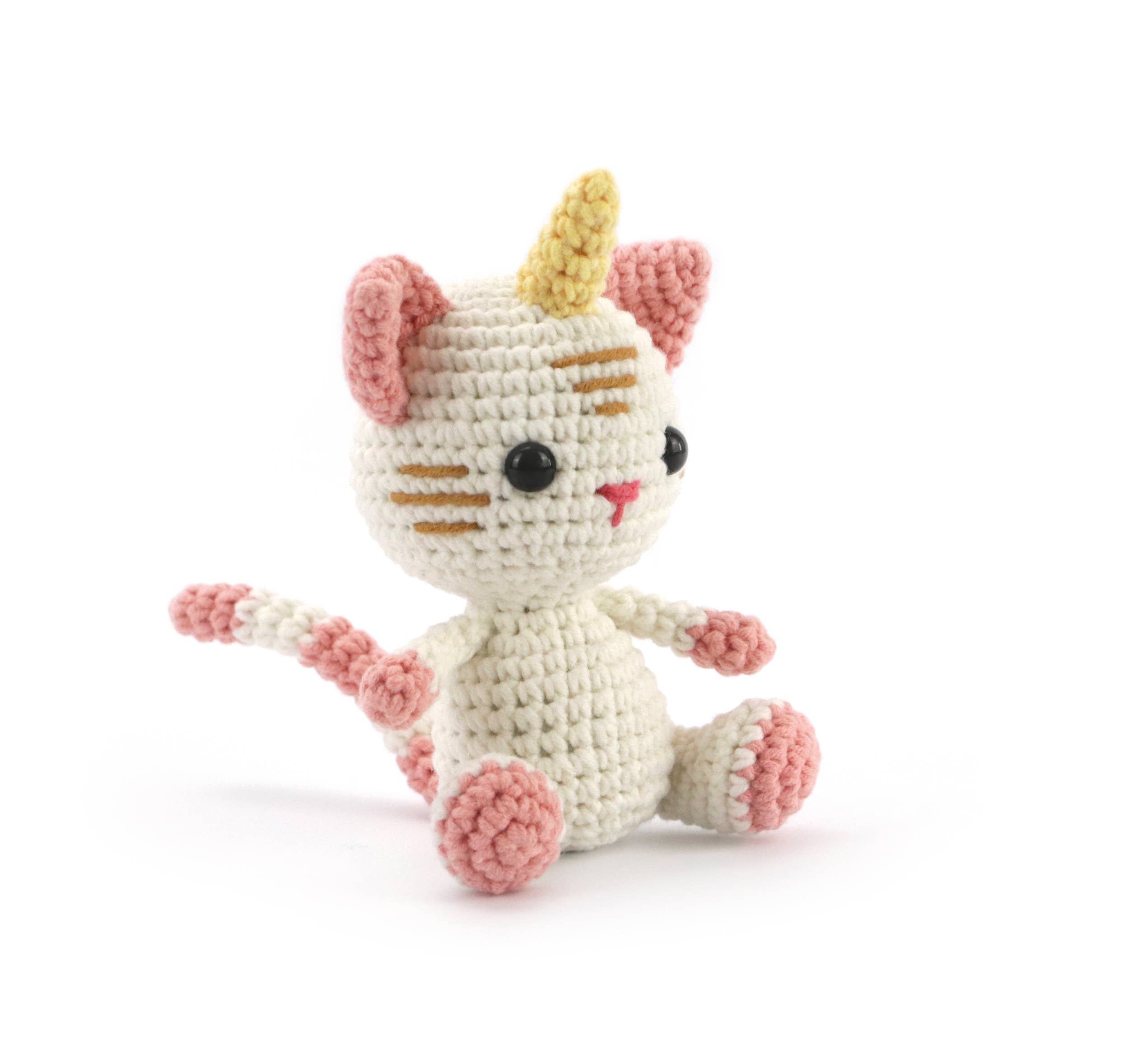 Kit de crochet de gato y unicornio de 150 mm