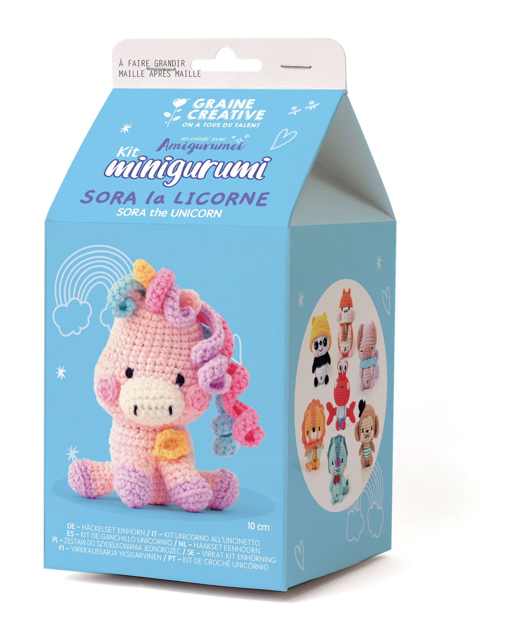 KIT MINIGURUMI UNICORNIO