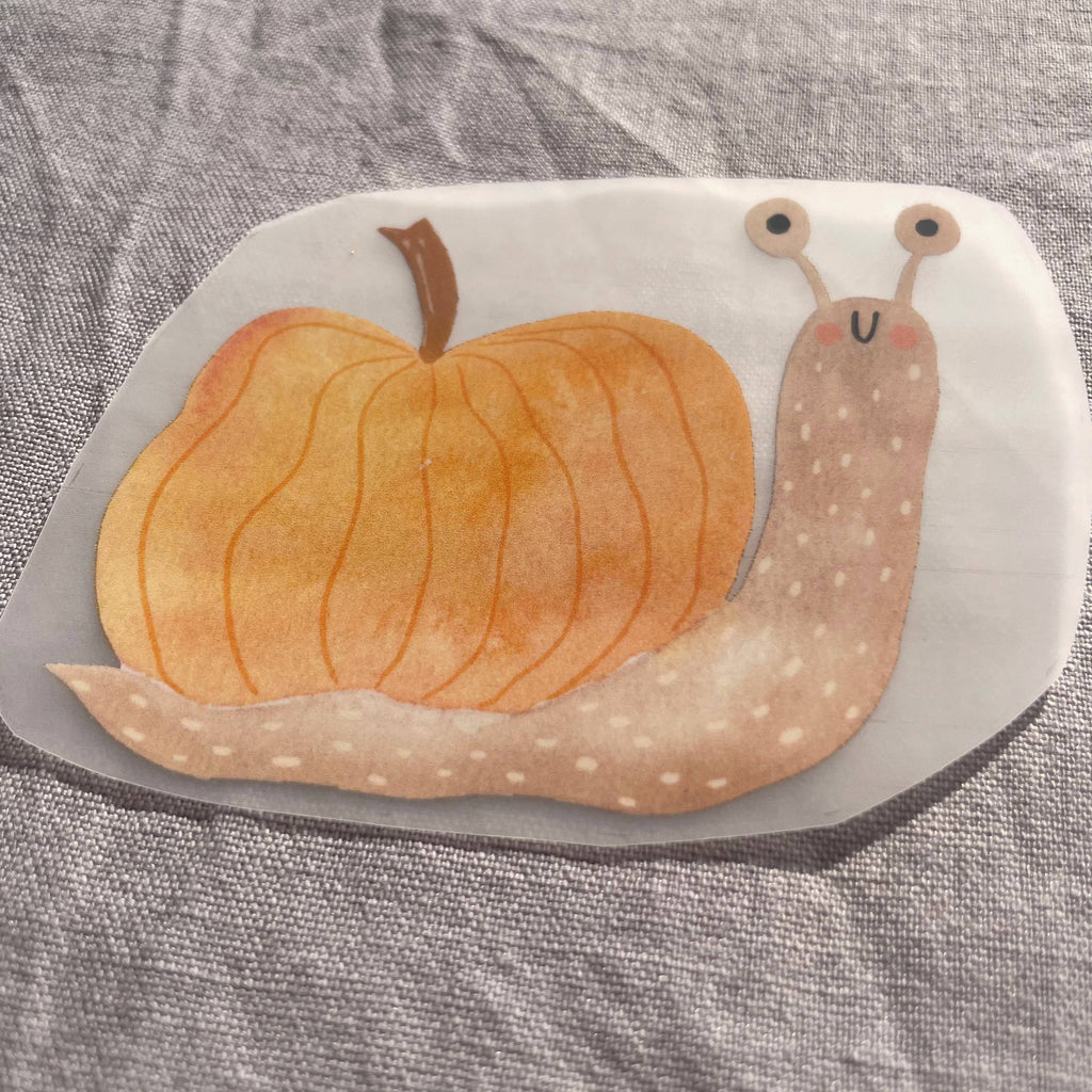 Parche Caracol con calabaza